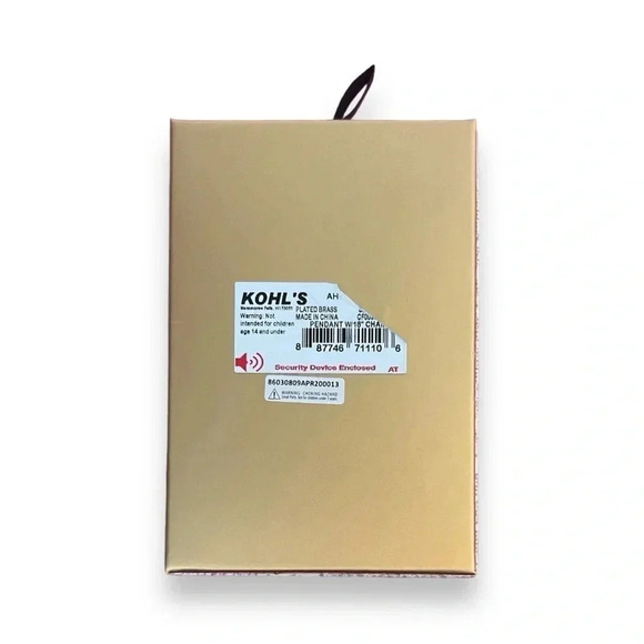 Harry Potter Horcrux Gold Flash Plated Necklace New In Box - Picture 4 of 5